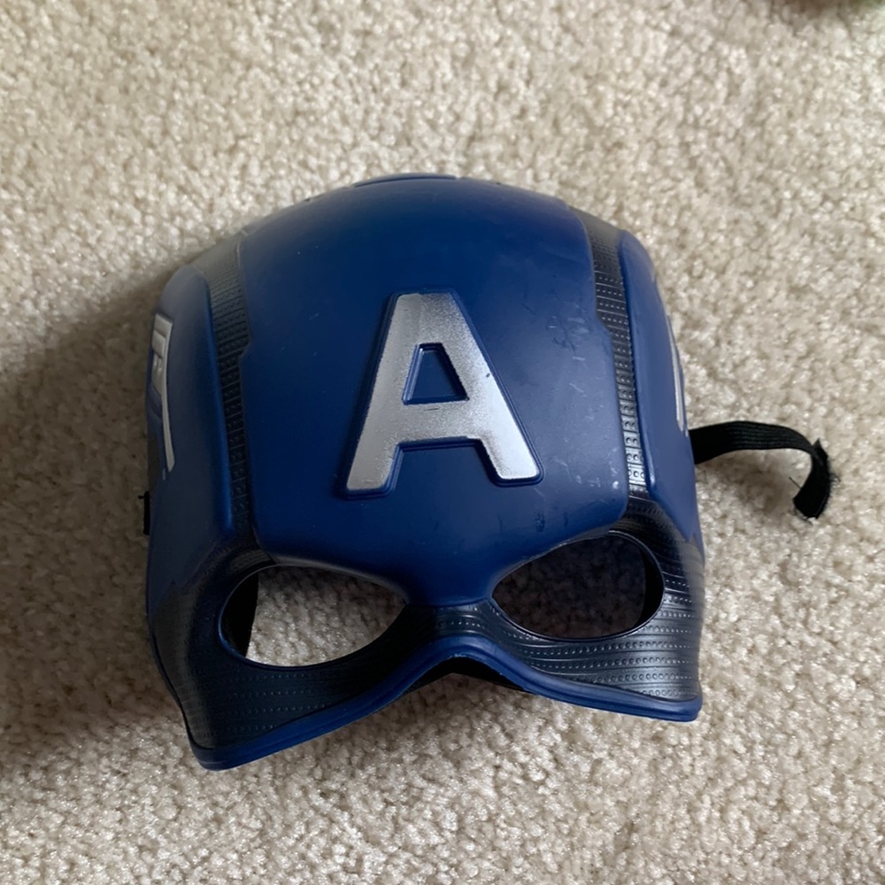 Capitán America face masks for boys